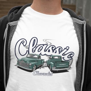 Camiseta Quality Chevrolet 3100 – Boca de Sapo vista com Estilo Clássico