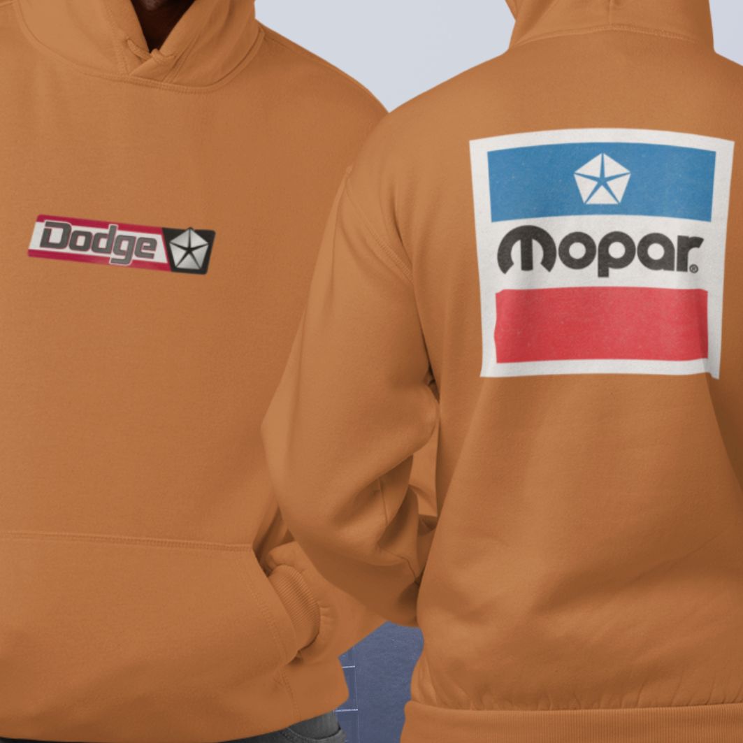 Moletom Prime Canguru Dodge Vintage – Mopar Dodge Edition - Unissex