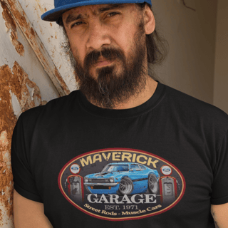 Camiseta Quality Maverick Garage - Unissex