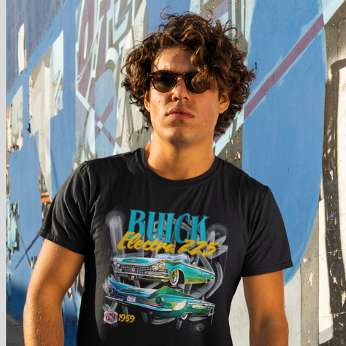 Camiseta Quality Camiseta Buick Electra 225 1959 - Estampa Frontal Unissex