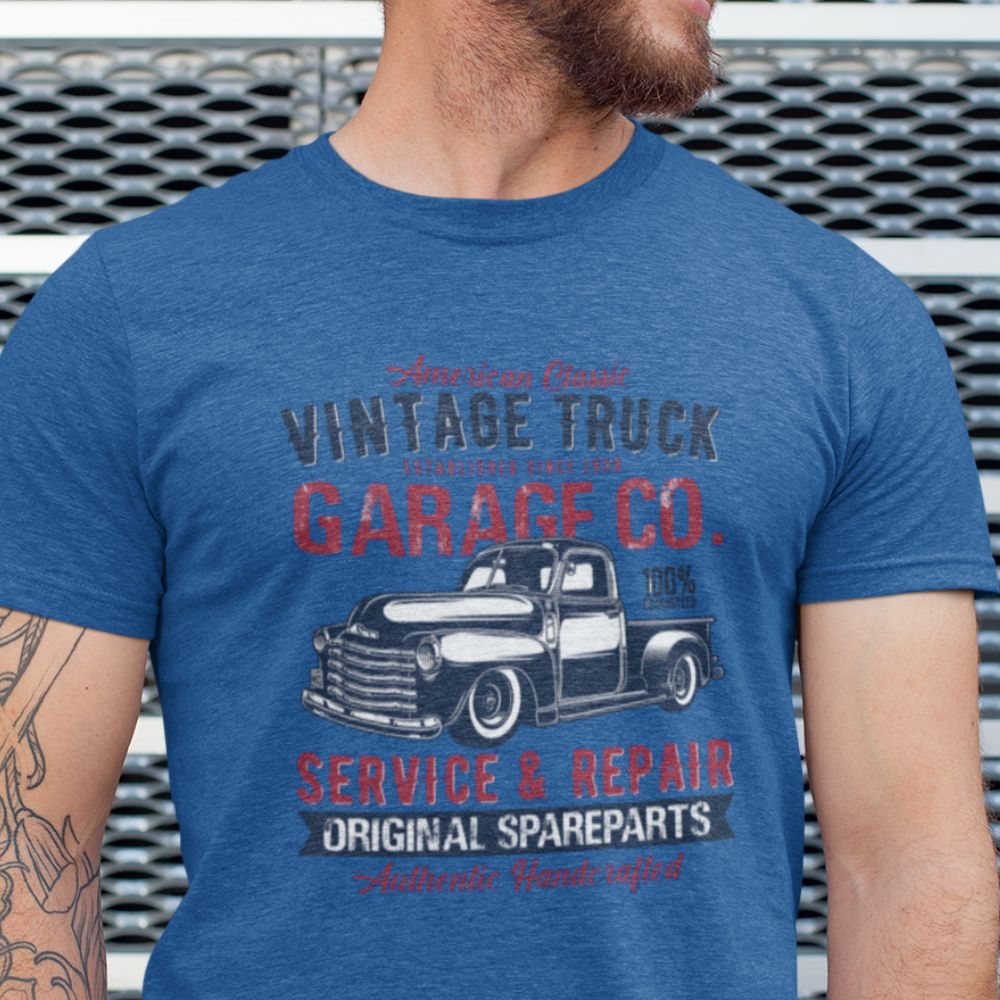 Camiseta Quality Vintage Service – Pickup Boca de Sapo Unissex