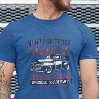 Camiseta Quality Vintage Service – Pickup Boca de Sapo Unissex