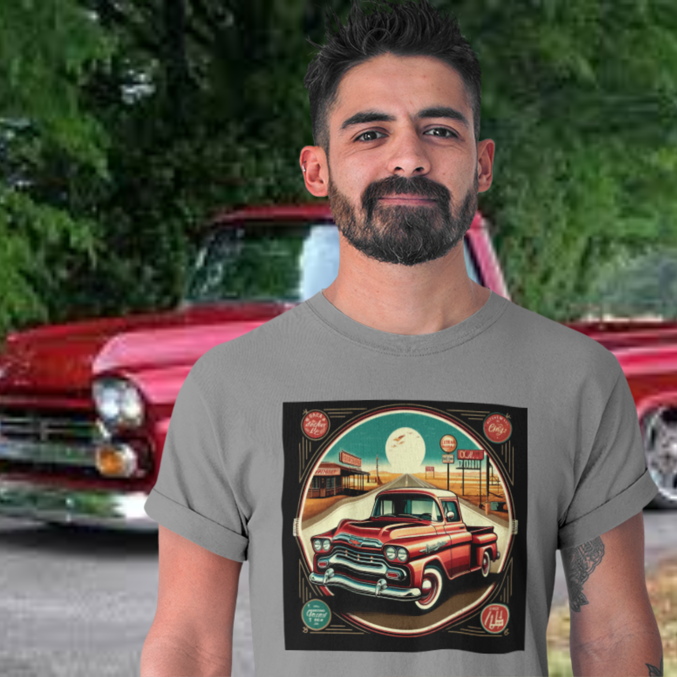 Camiseta Quality Retrô Chevy Apache - Unissex