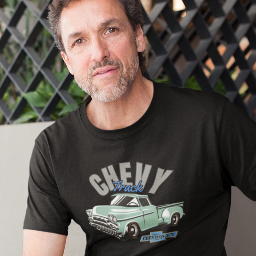 Camiseta Quality Estampa Frontal Chevy Truck - Unissex