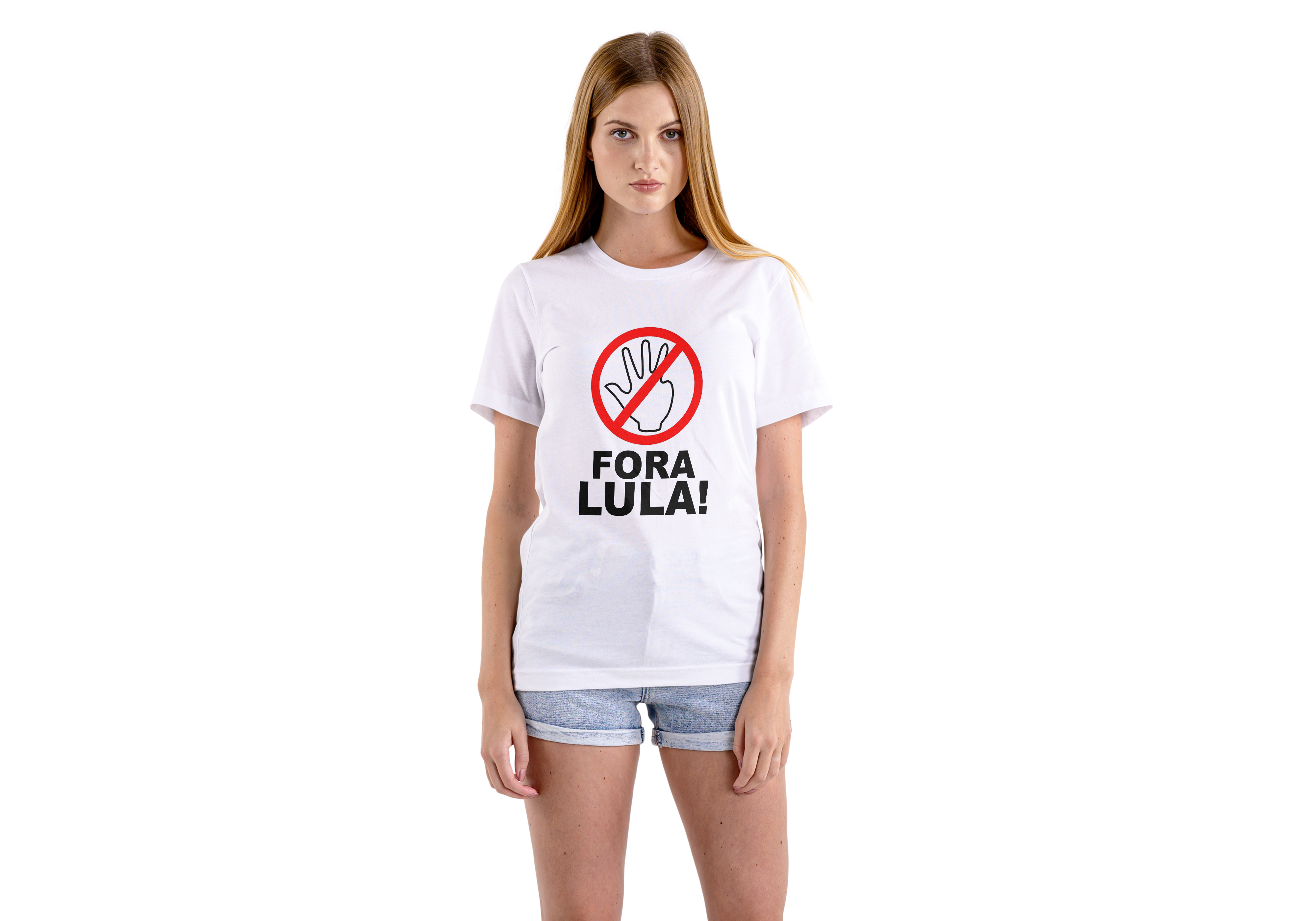 Nome do produto: Camiseta Fora Lula Quatro Dedos