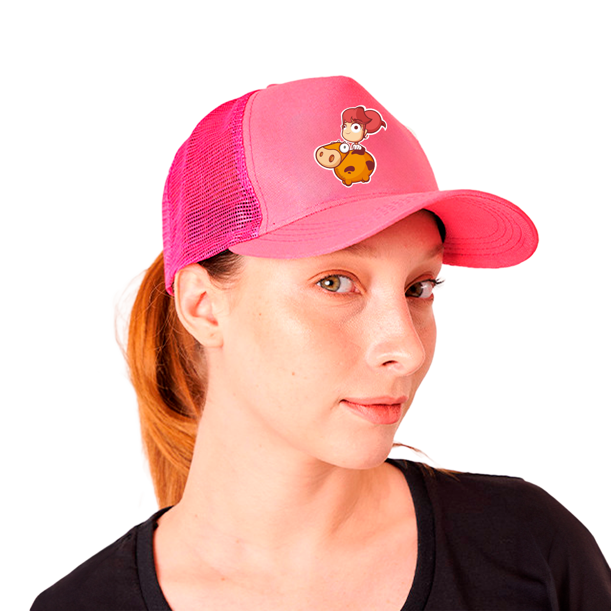 Boné Americano Com Tela PIGCOM