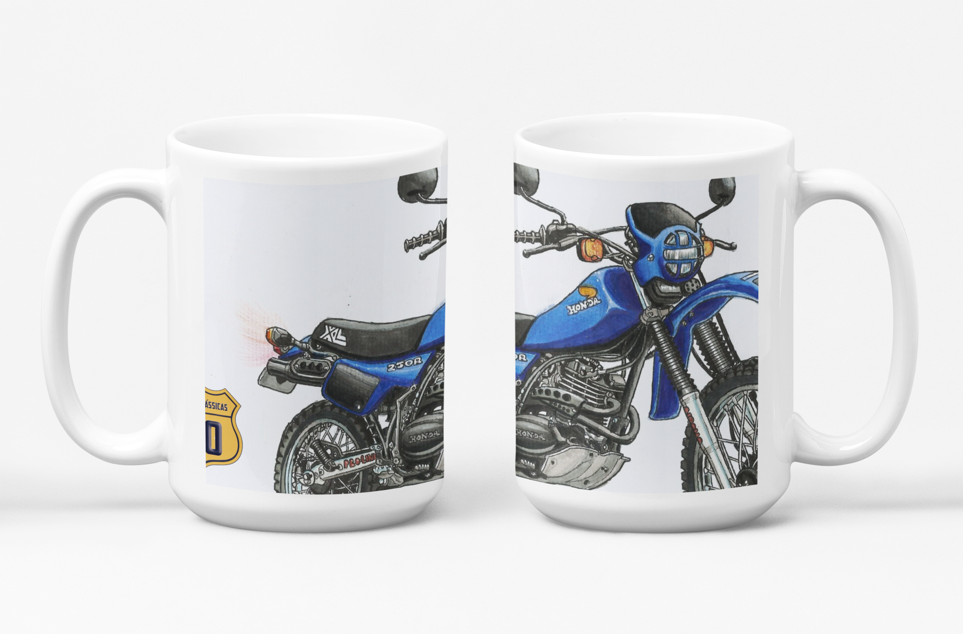 Nome do produto: Caneca XL 250R Azul by Nello Petri