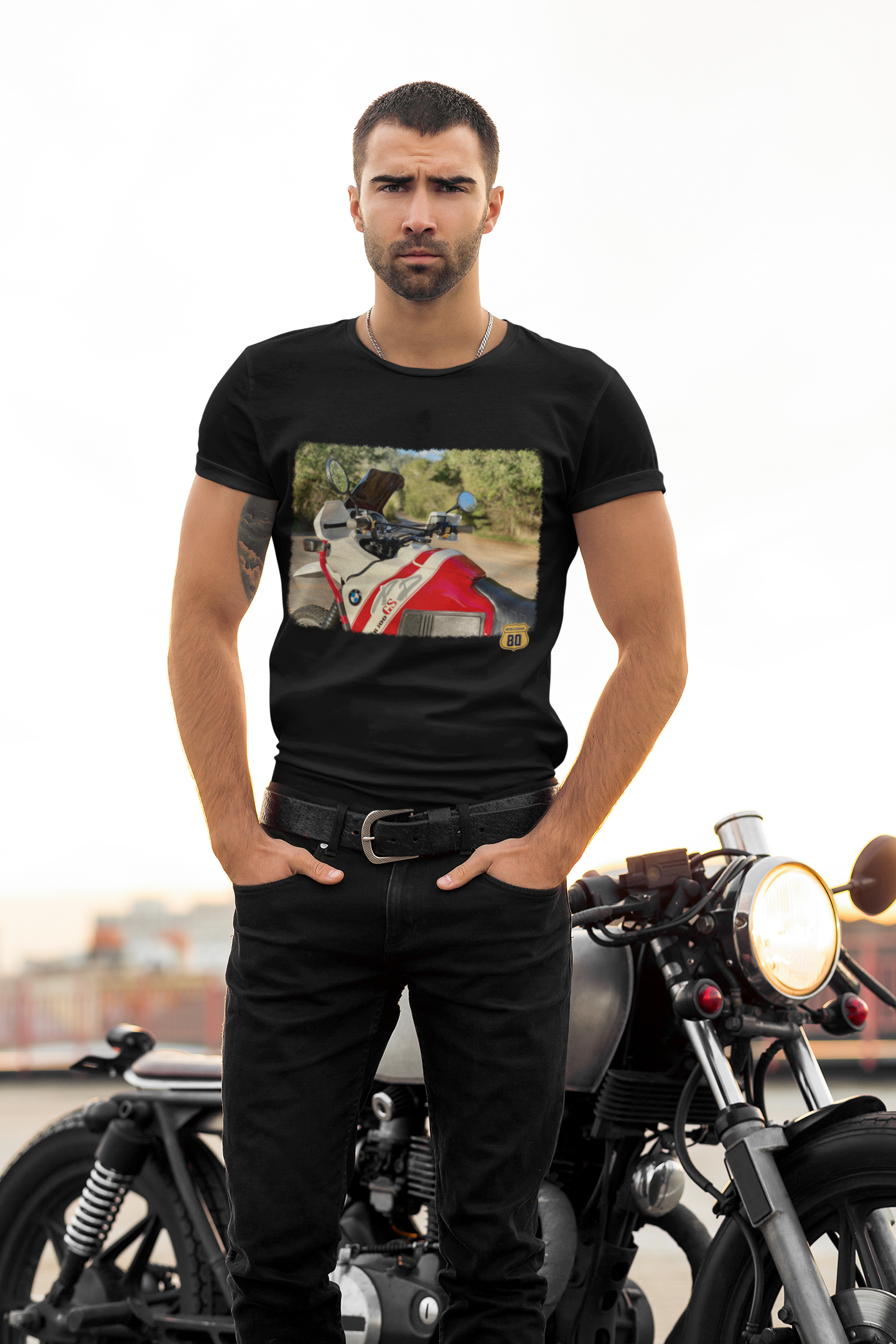 Nome do produto: Camiseta BMW R100GS Paris Dakar