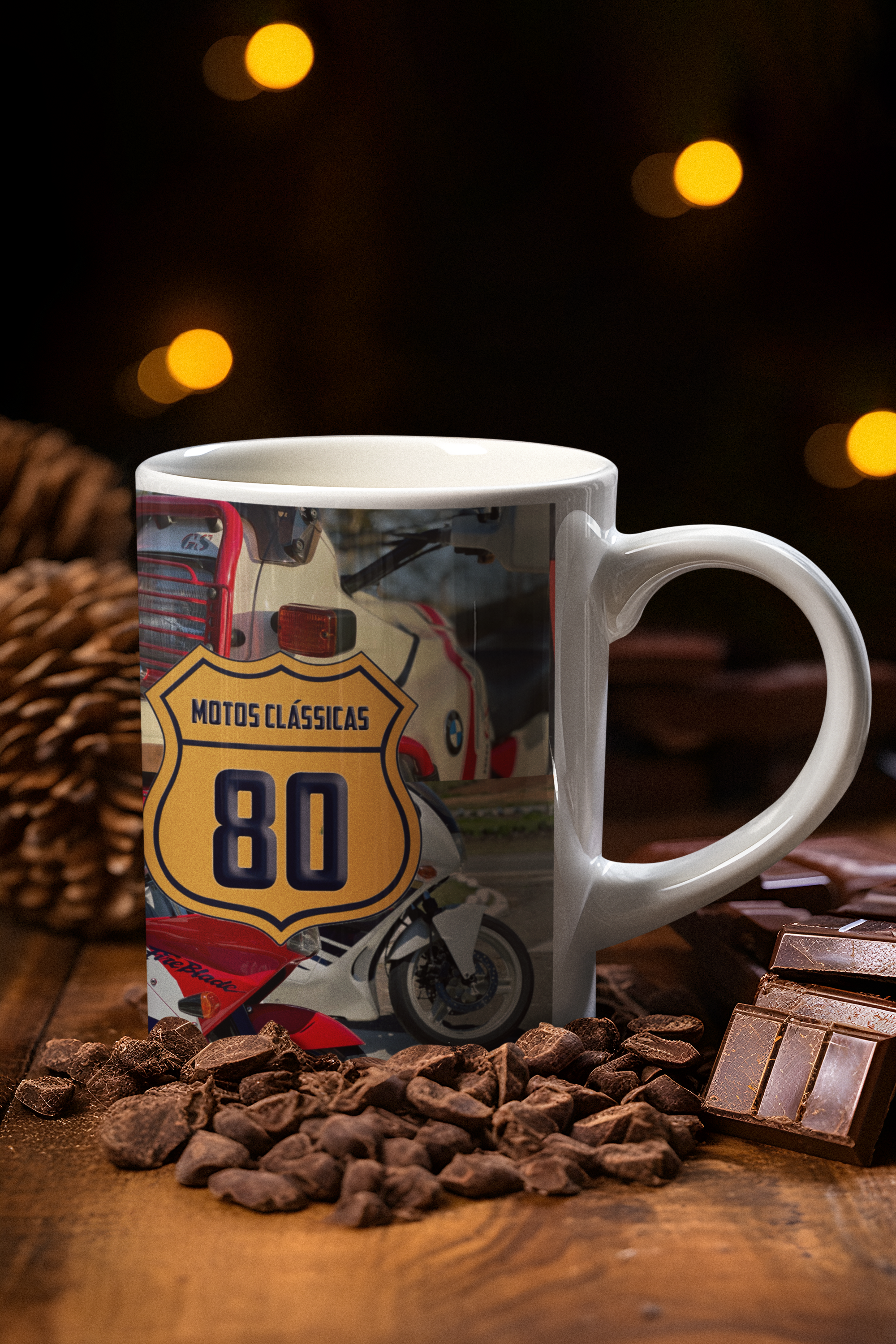 Nome do produto: Caneca Motos Clássicas 80