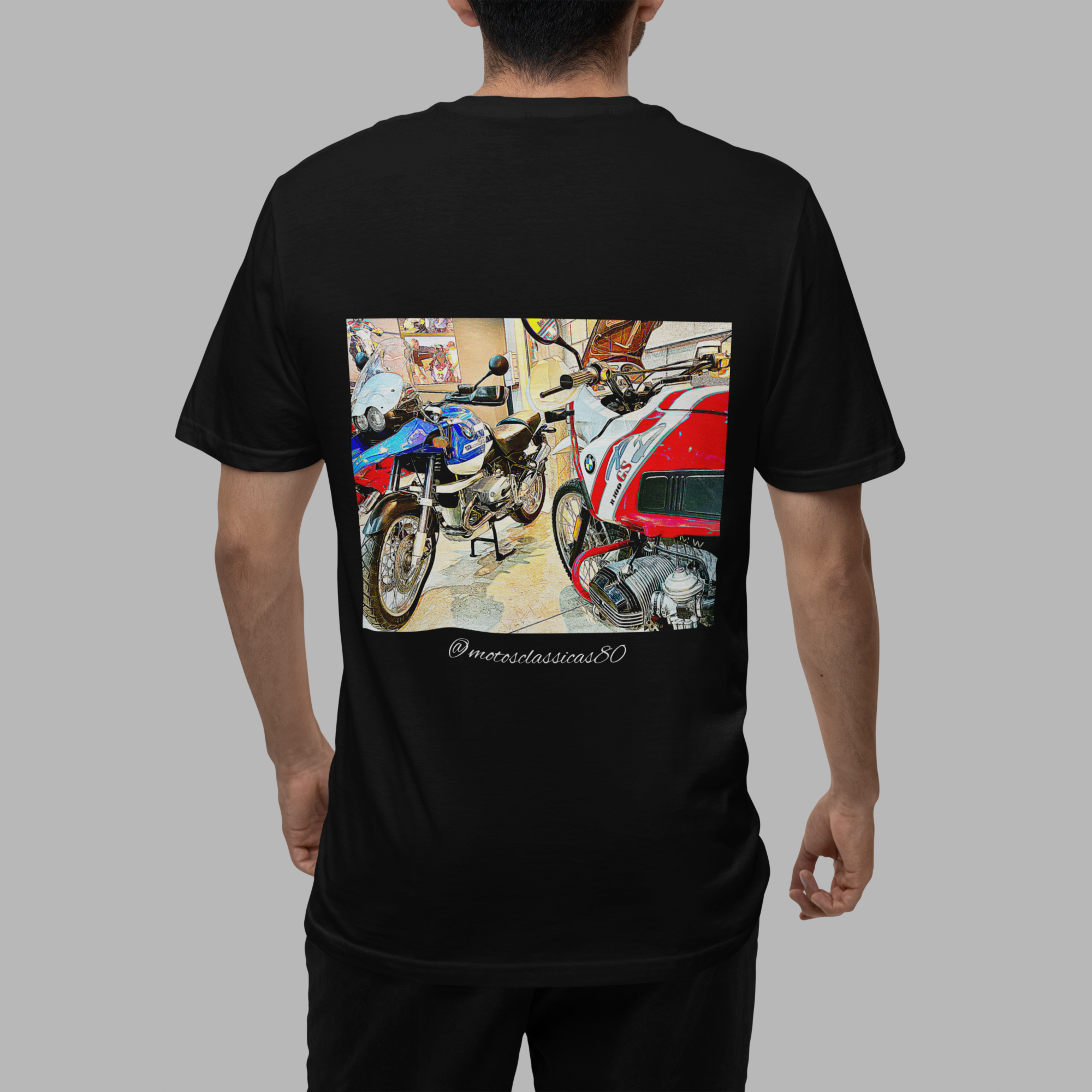 Nome do produto: Camiseta Sketch Series - BMW R100GS x R1150GS - estampa nas costas