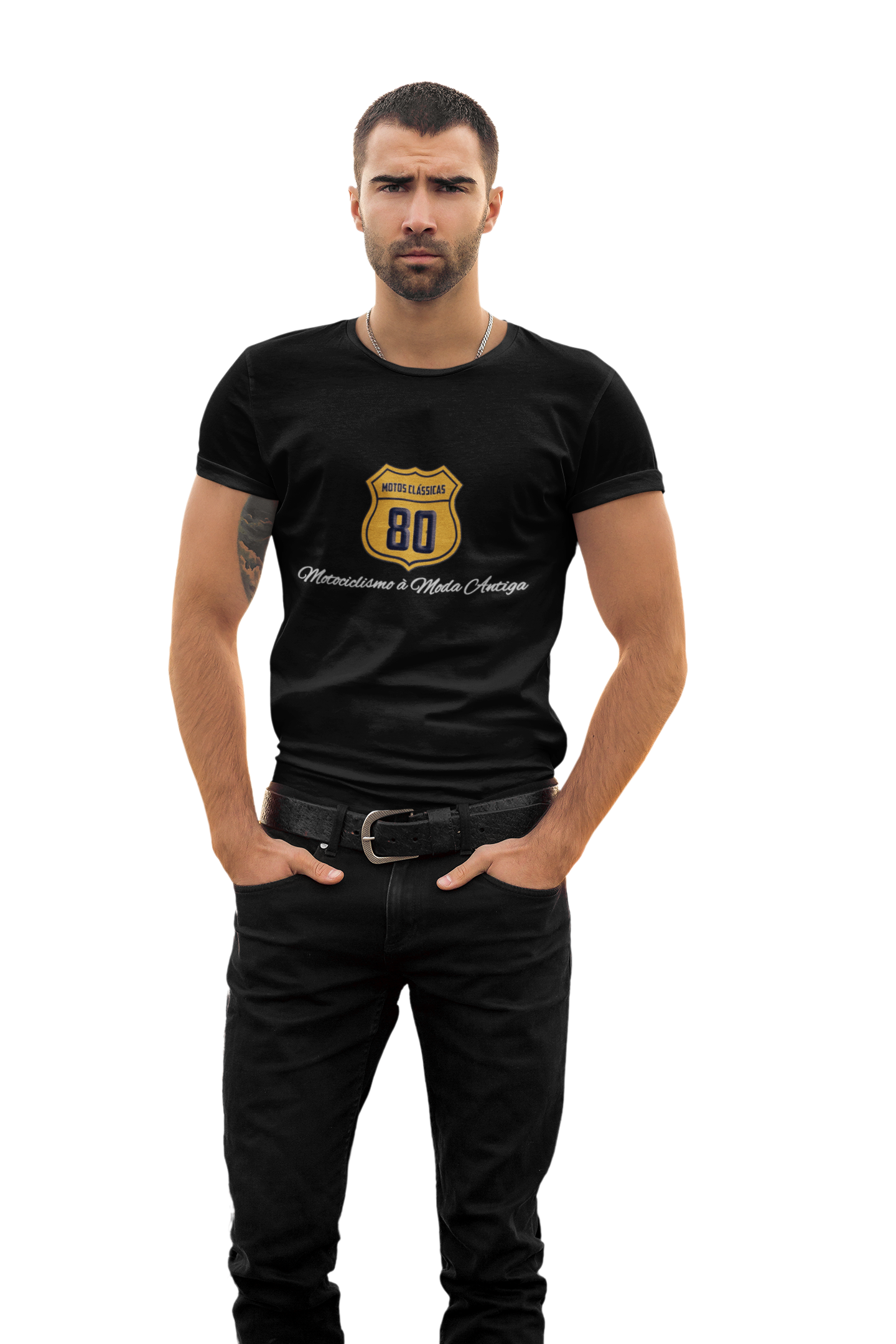 Nome do produto: Camiseta institucional Motociclismo à Moda Antiga