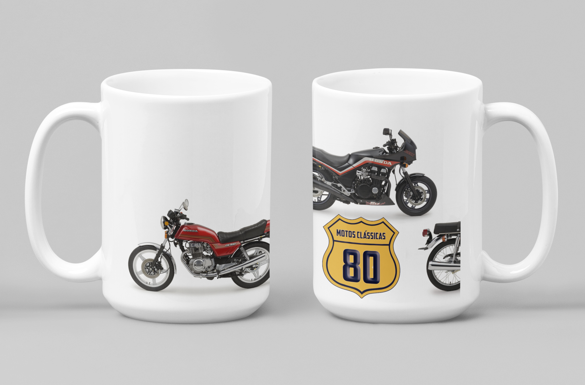 Nome do produto: Caneca Motos Clássicas 80