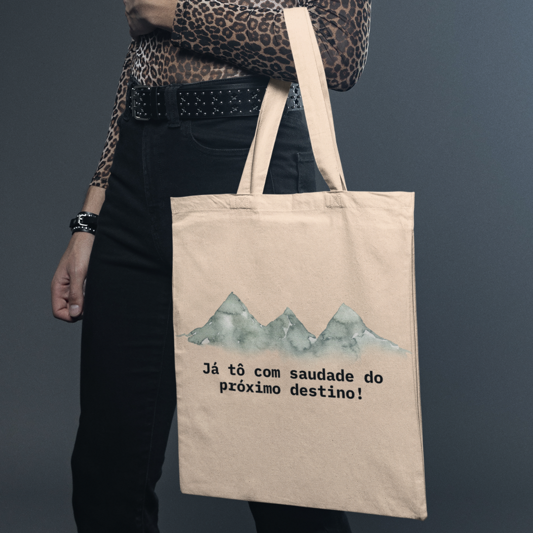 Ecobag Saudade do próximo destino