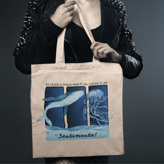 Ecobag Praia é um sentimento
