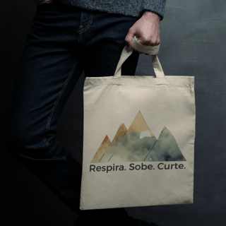 Ecobag Respira. Sobe. Curte