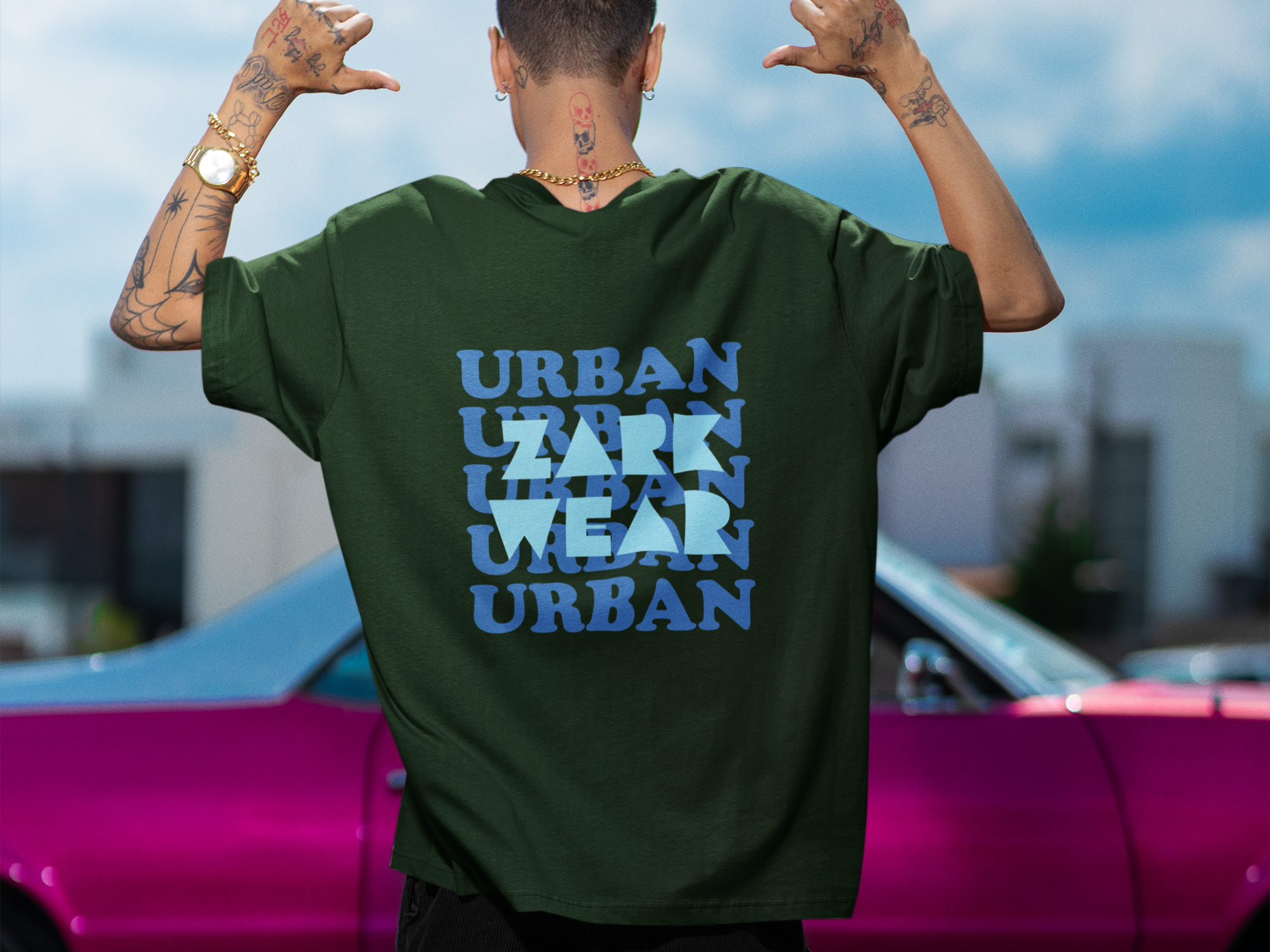 Nome do produto: Camiseta Oversized Zark Wear Urban