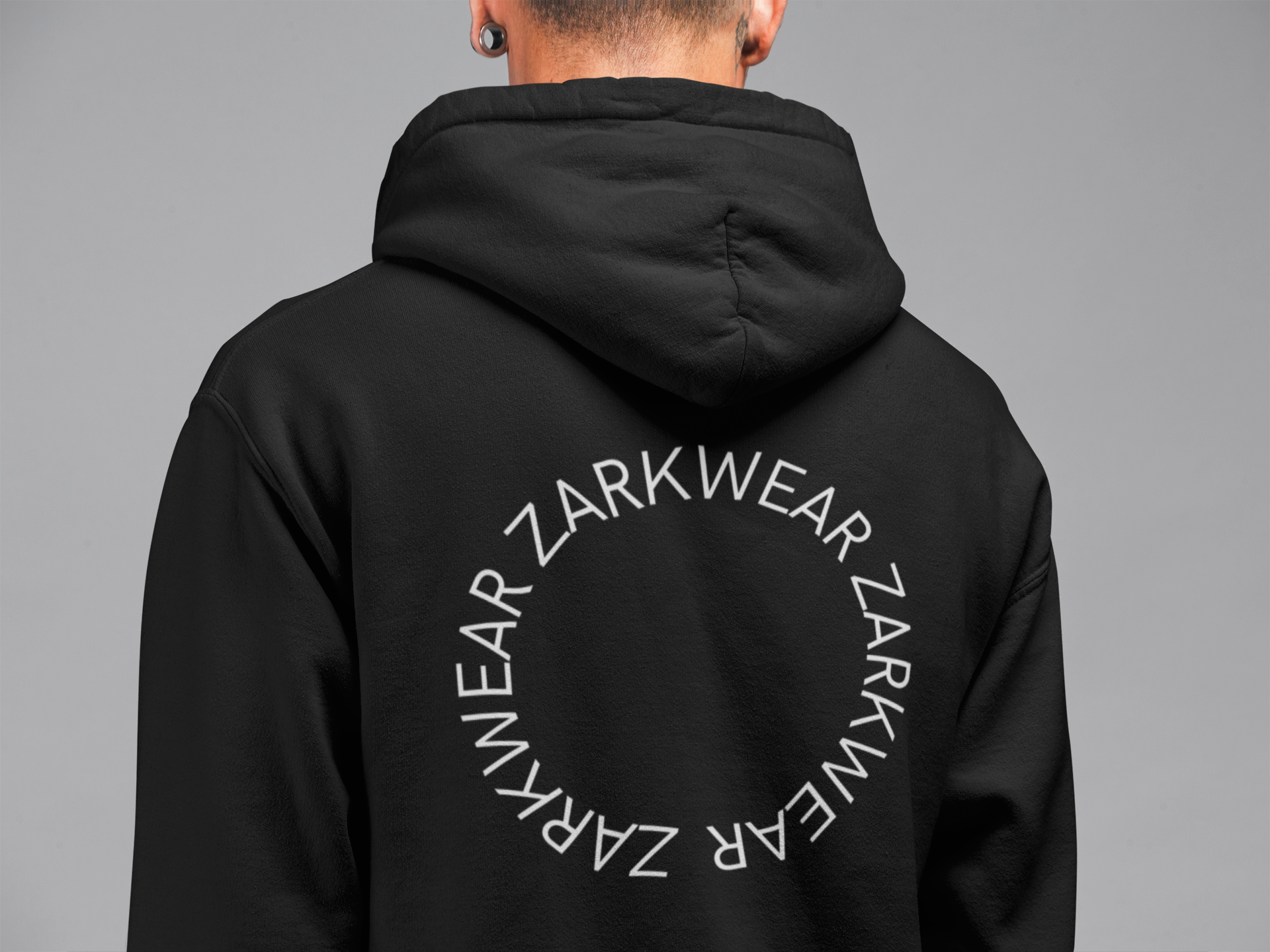 Nome do produto: Moletom Canguru Zark Wear (com estampa nas costas)