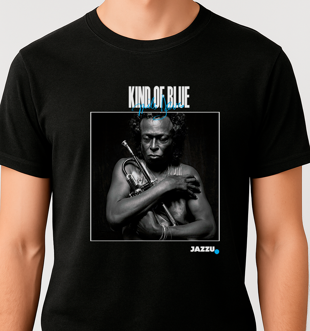 Camiseta Kind of Blue Miles Davis - Jazzu®