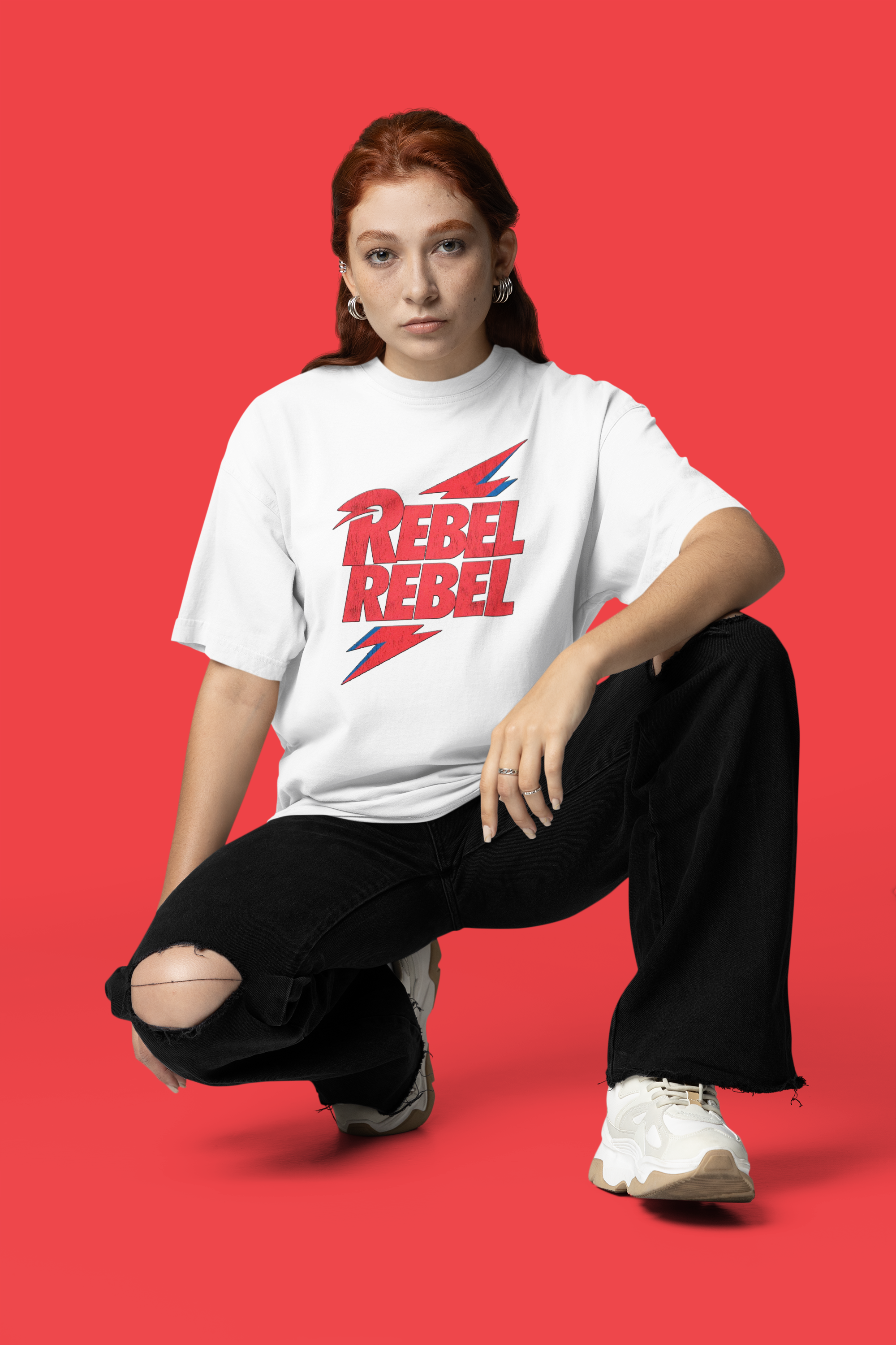 Nome do produto: Camiseta Baby Long Rebel Rebel