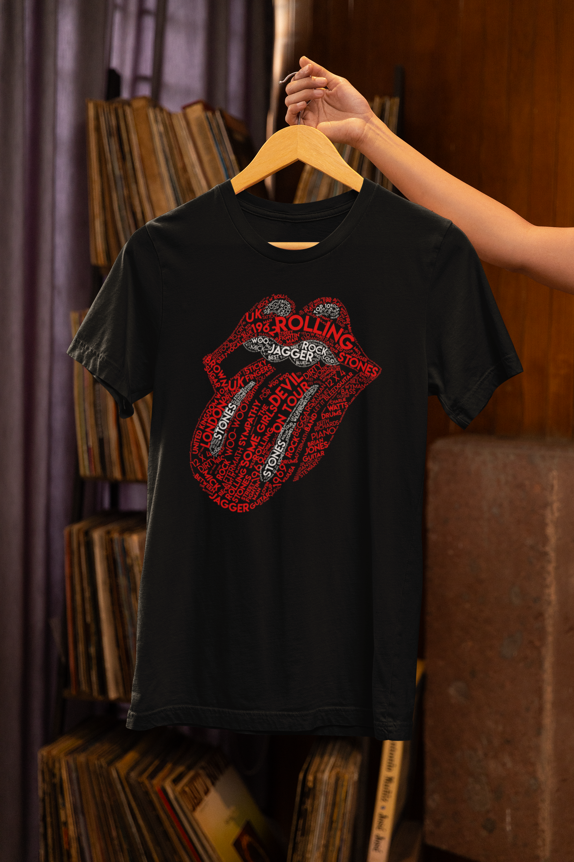 Nome do produto: Camiseta The Rolling Tongues