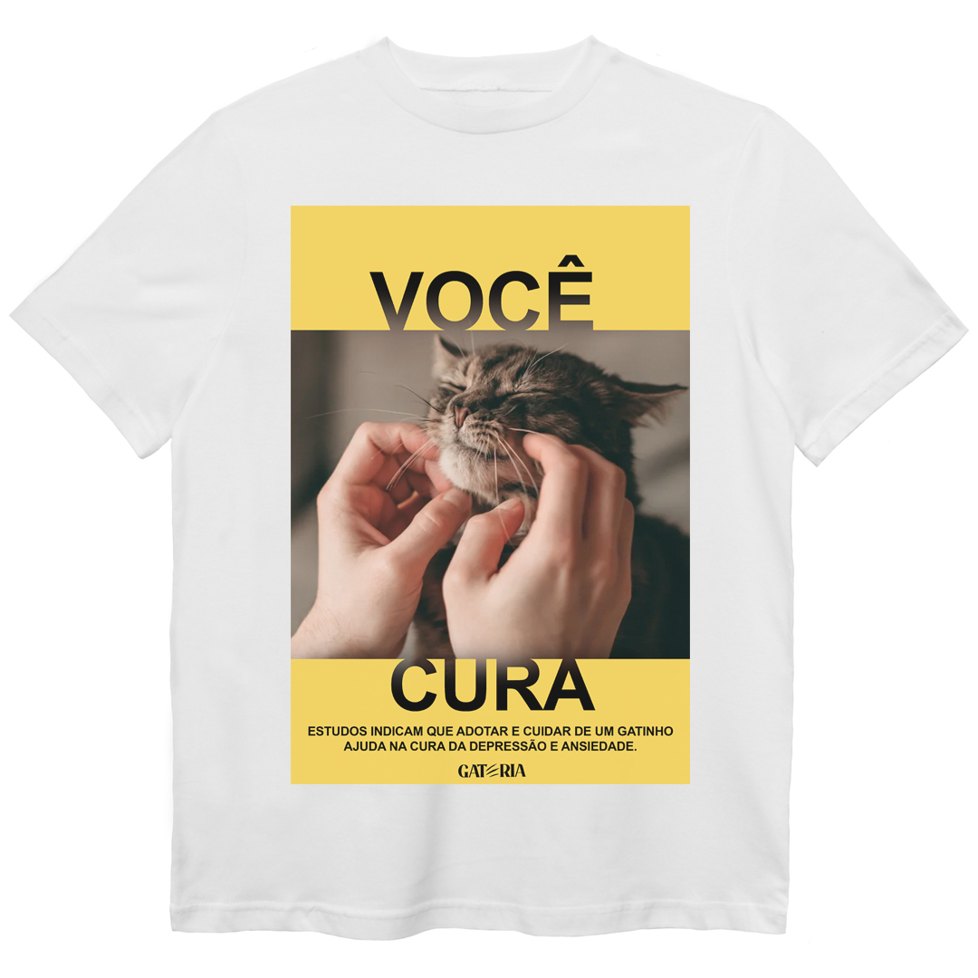 Nome do produto: Camiseta Você Cura - Branco