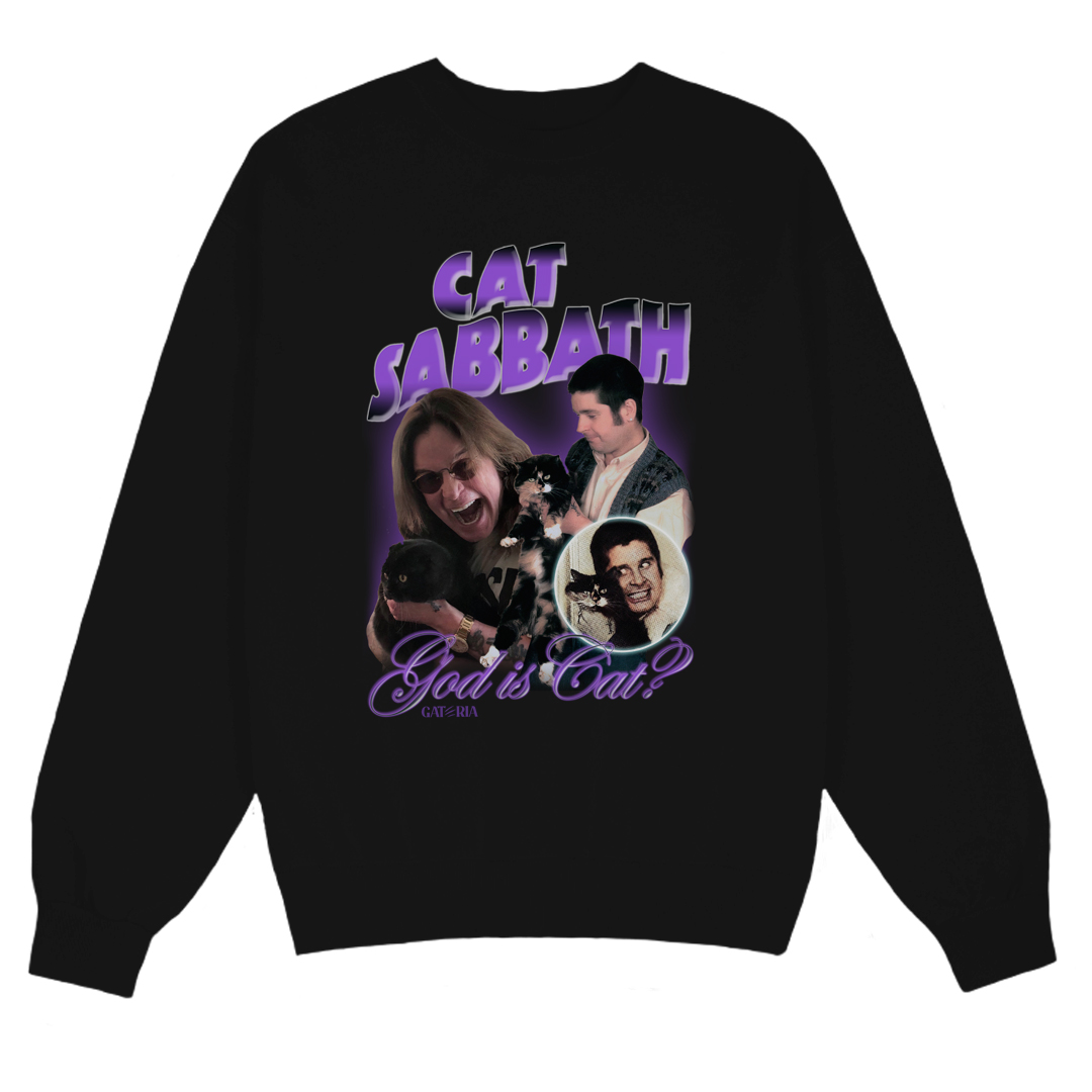 Nome do produto: Moletom Black Sabbath - God Is Cat?