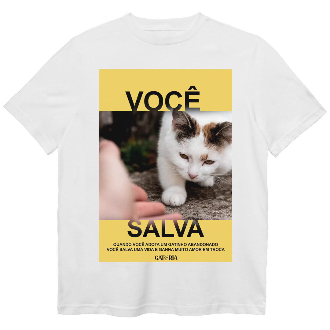 Nome do produto: Camiseta Você Salva - Branco