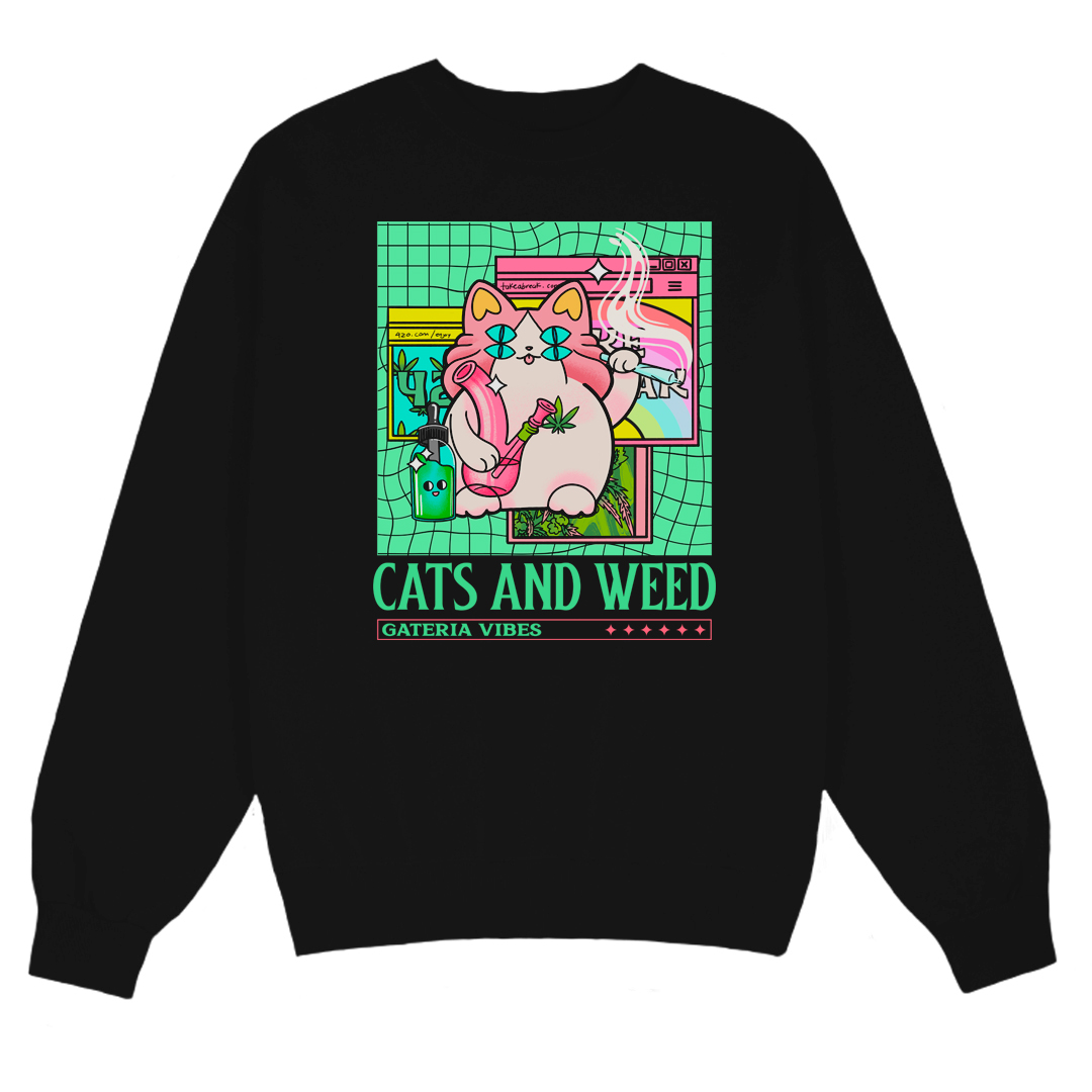 Nome do produto: Moletom Cats And Weed