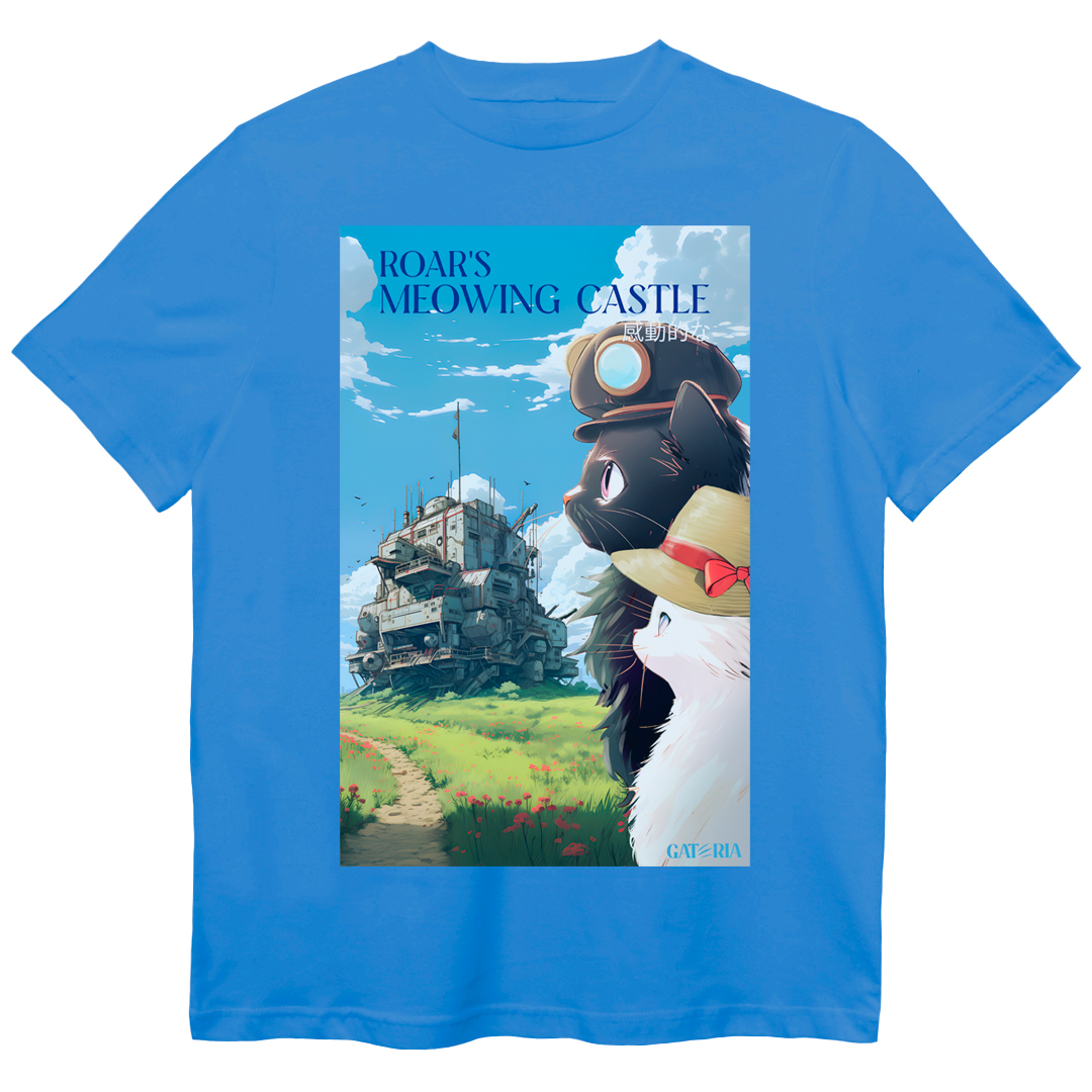 Nome do produto: Camiseta O Castelo Animado - Meowing Castle