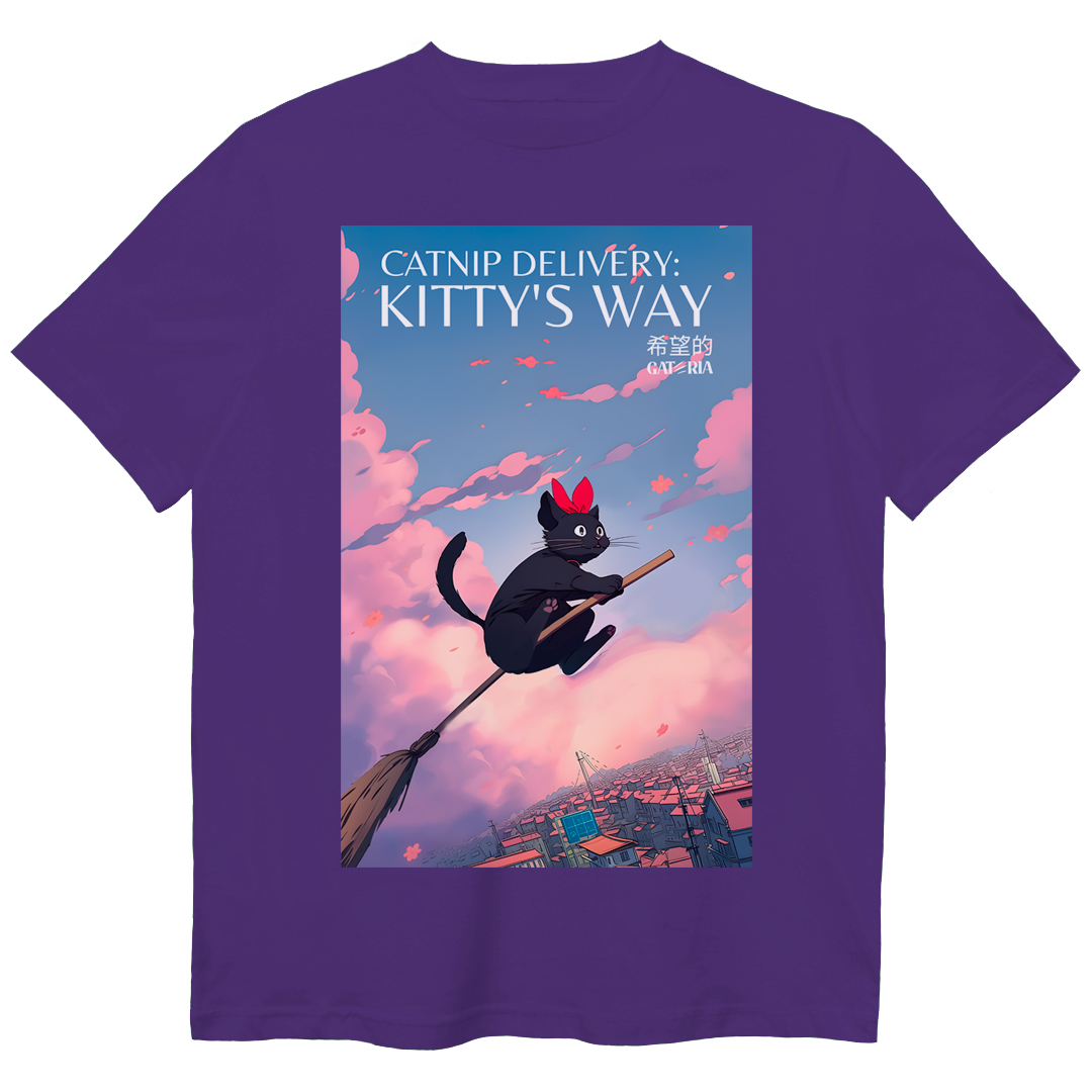Nome do produto: Camiseta O Serviço De Entrega da Kiki - Catnip Delivery