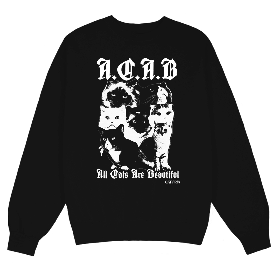 Nome do produto: Moletom ACAB - All Cats Are Beautifull