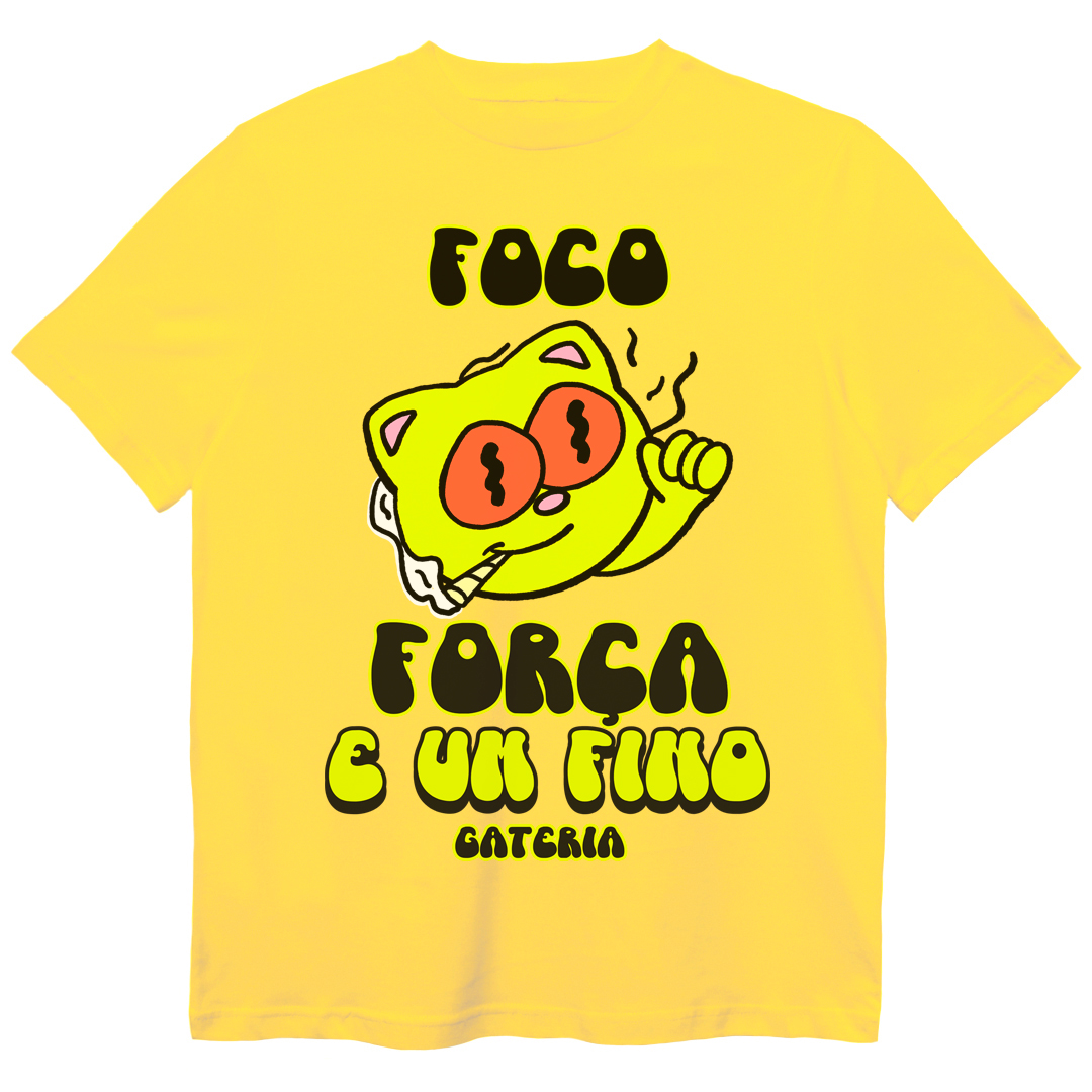 Nome do produto: Camiseta Foco Força e Um Fino