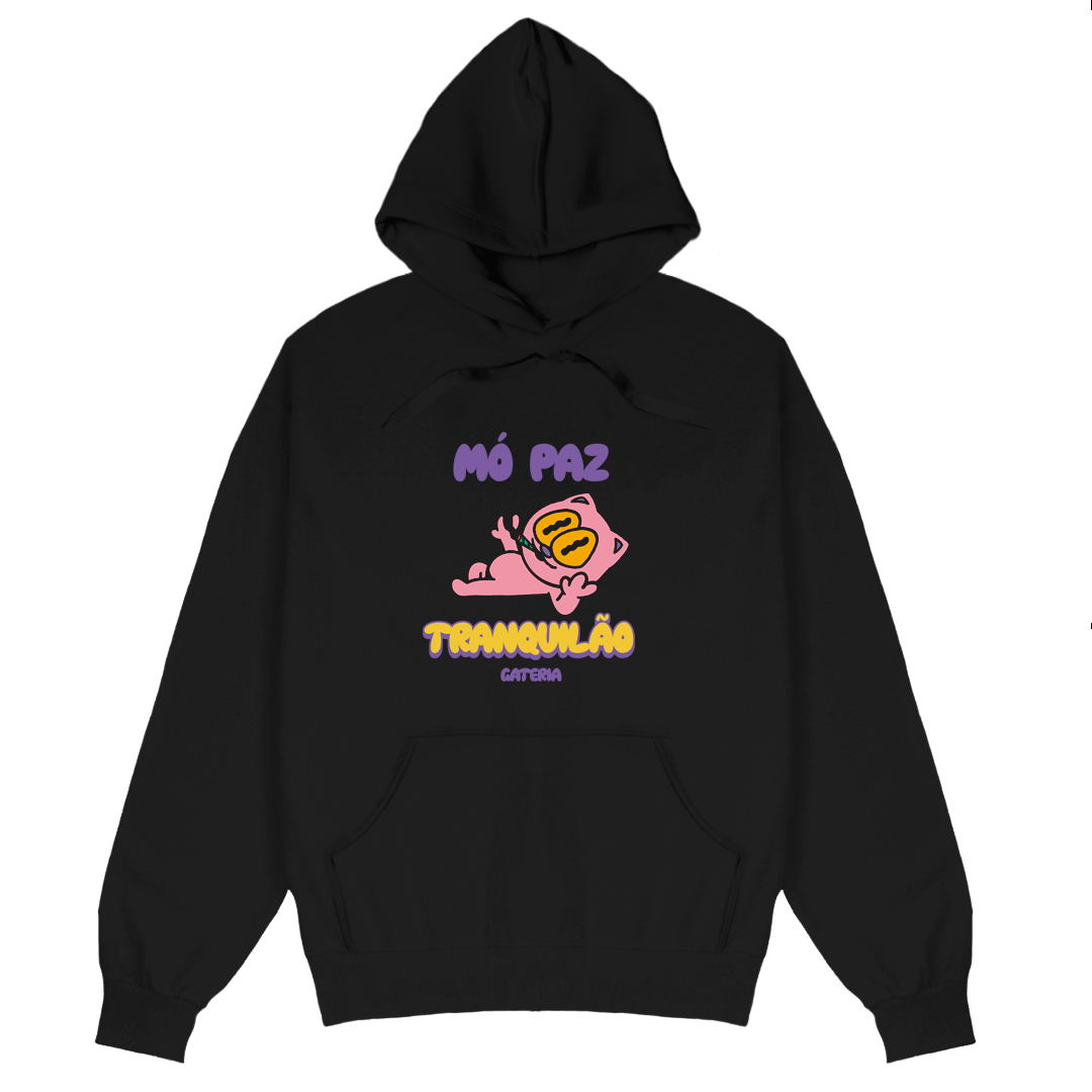 Nome do produto: Moletom Canguru Mó Paz