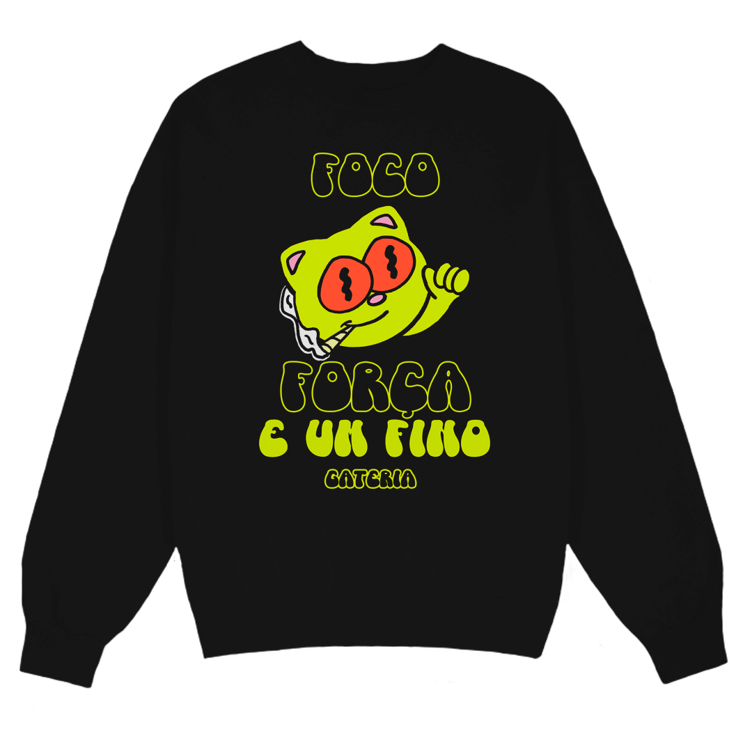 Nome do produto: Moletom Foco Força e Um Fino