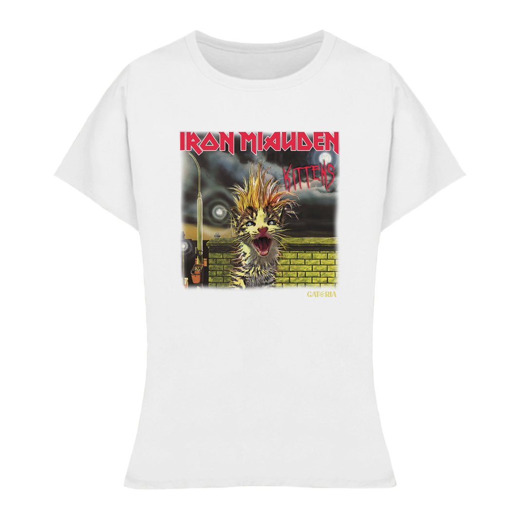 Nome do produto: Baby Look Iron Miauden - Kittens - Branco