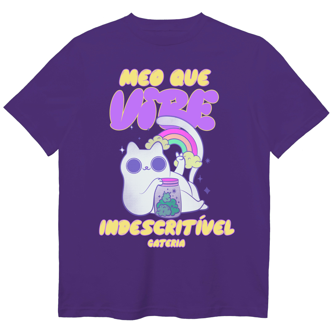 Nome do produto: Camiseta Vibe Indescritível