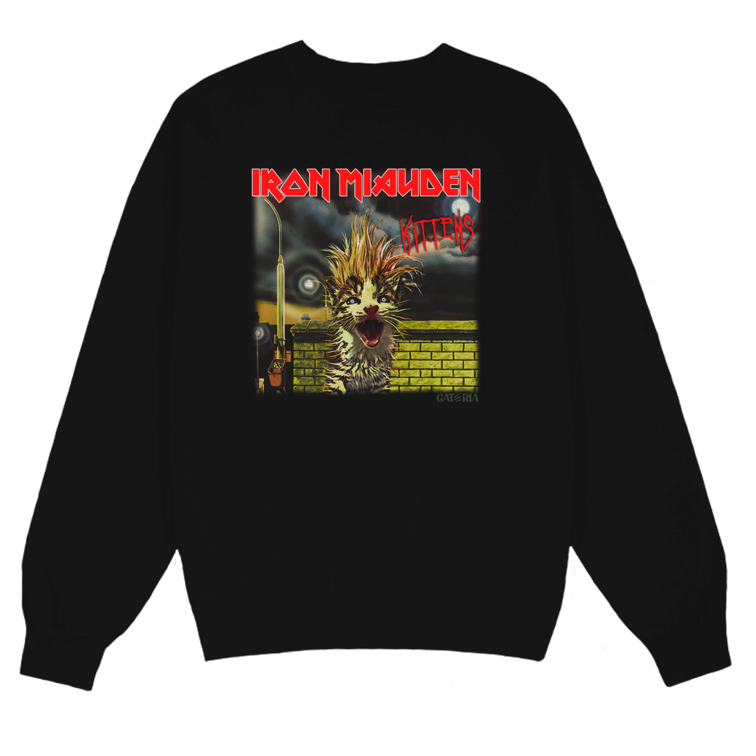 Nome do produto: Moletom Iron Miauden - Kittens - Preto