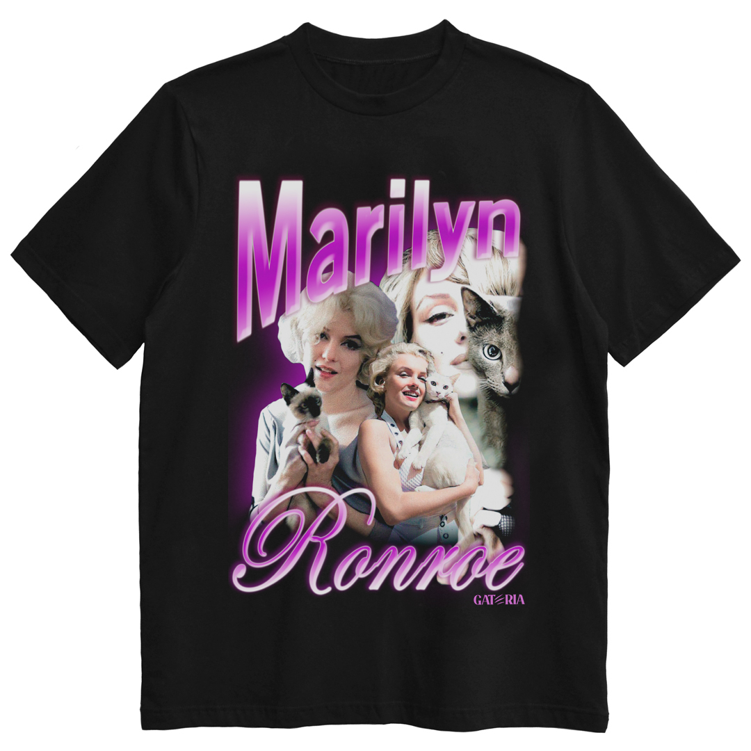 Nome do produto: Camiseta Marilyn Ronroe - Preto