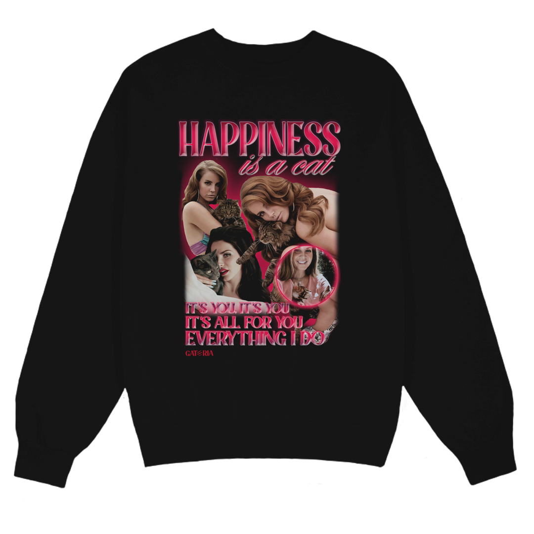 Nome do produto: Moletom Lana Del Rey - Happiness Is A Cat