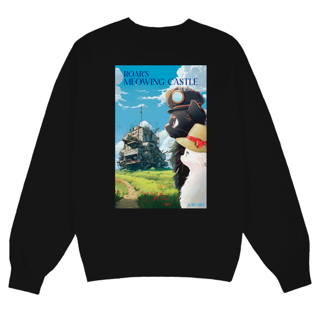 Nome do produto: Moletom O Castelo Animado - Meowing Castle