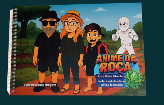 Canal Amo Peixe - Livro de Colorir