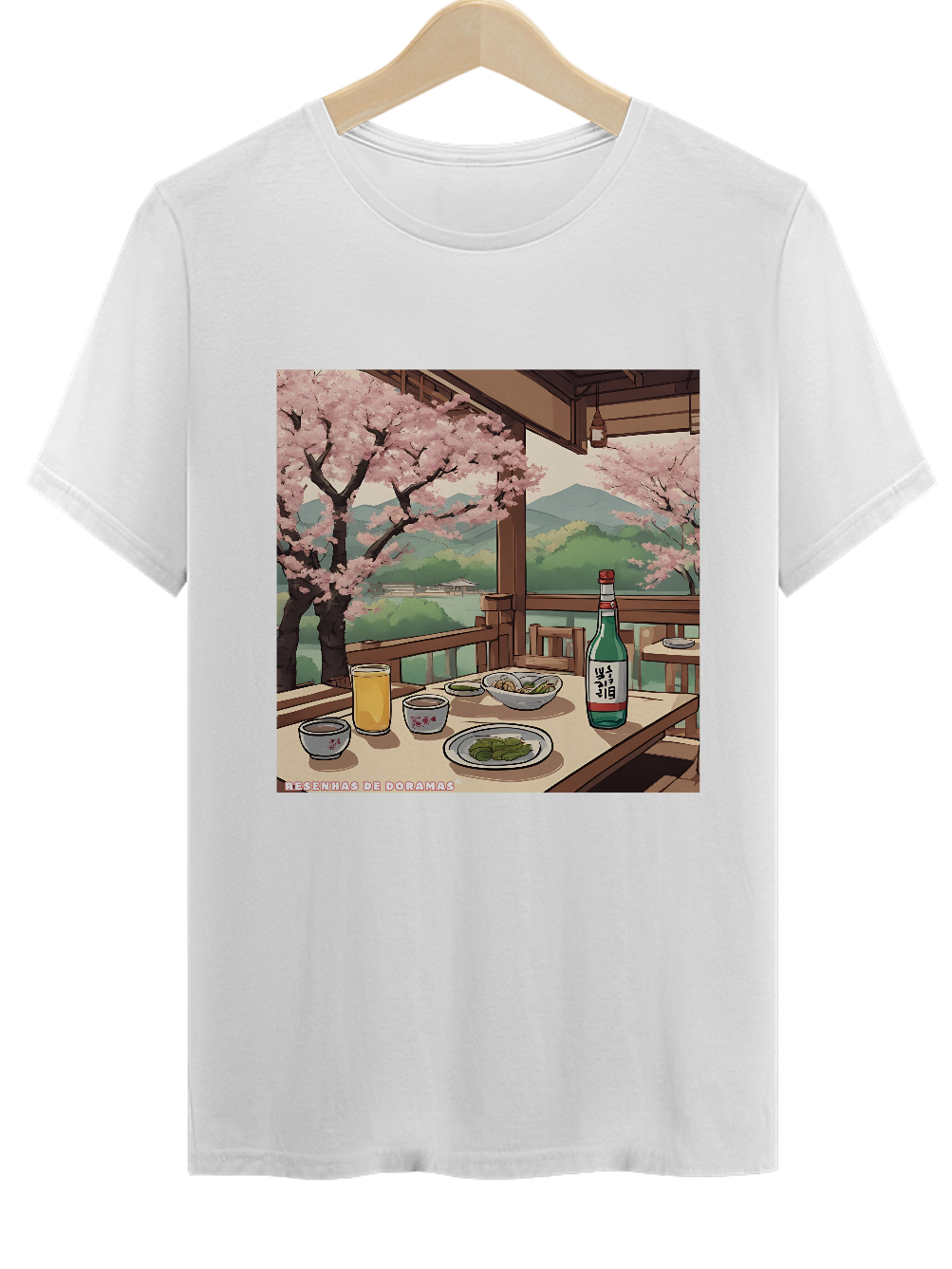 Camiseta Unissex Cena Hanok