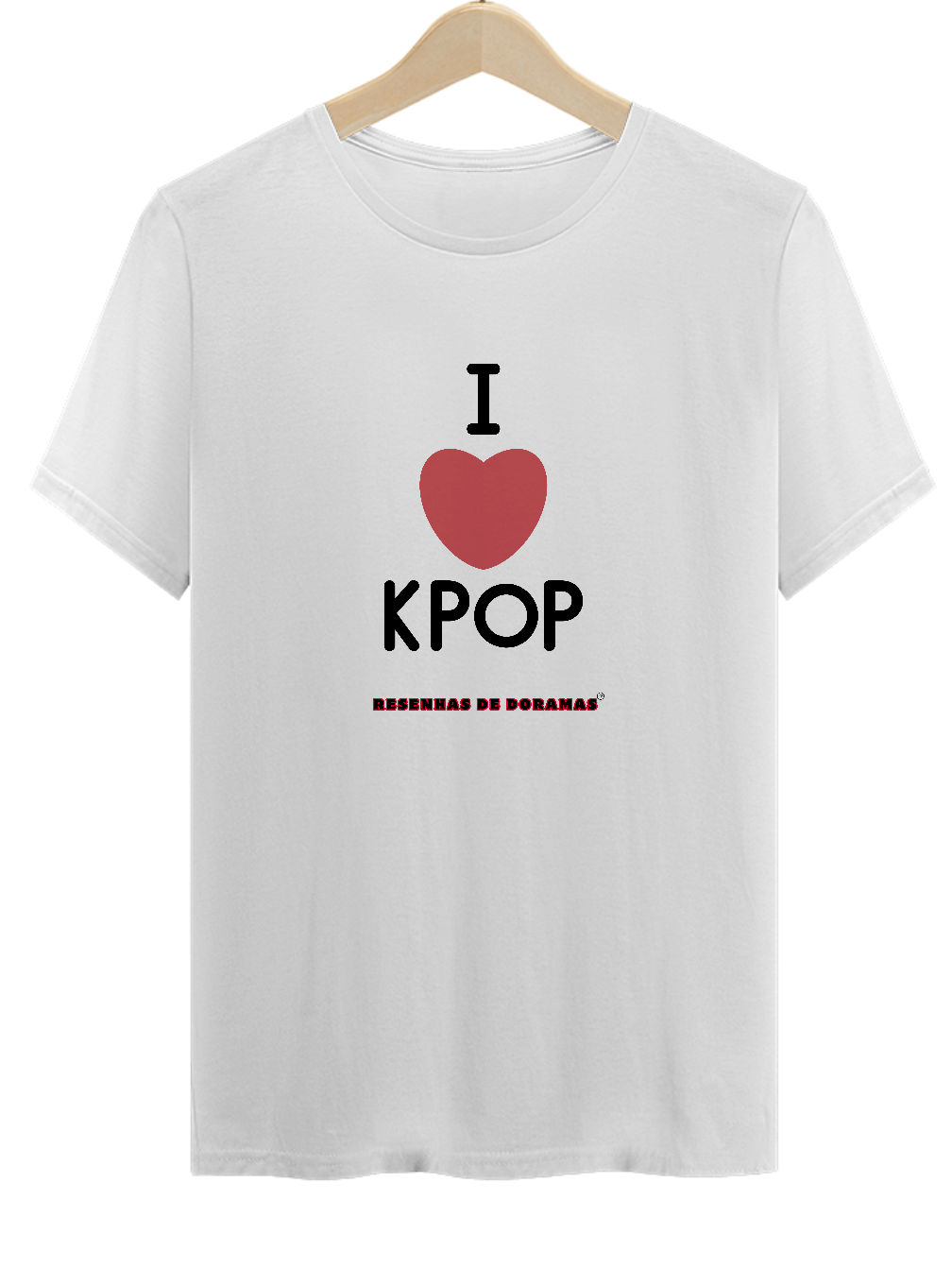 Camiseta Unissex I heart K-pop 