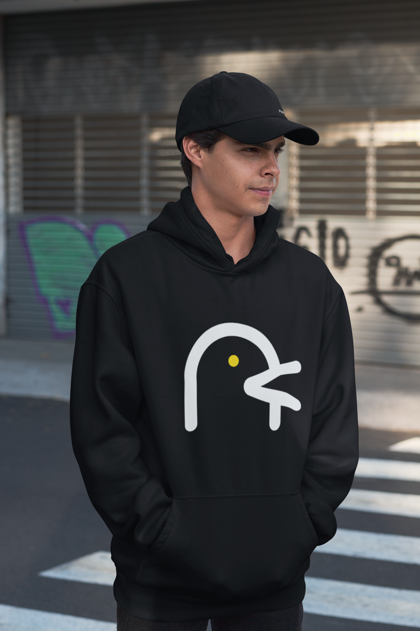 Nome do produto: Moletom Canguru Preto - Flanko