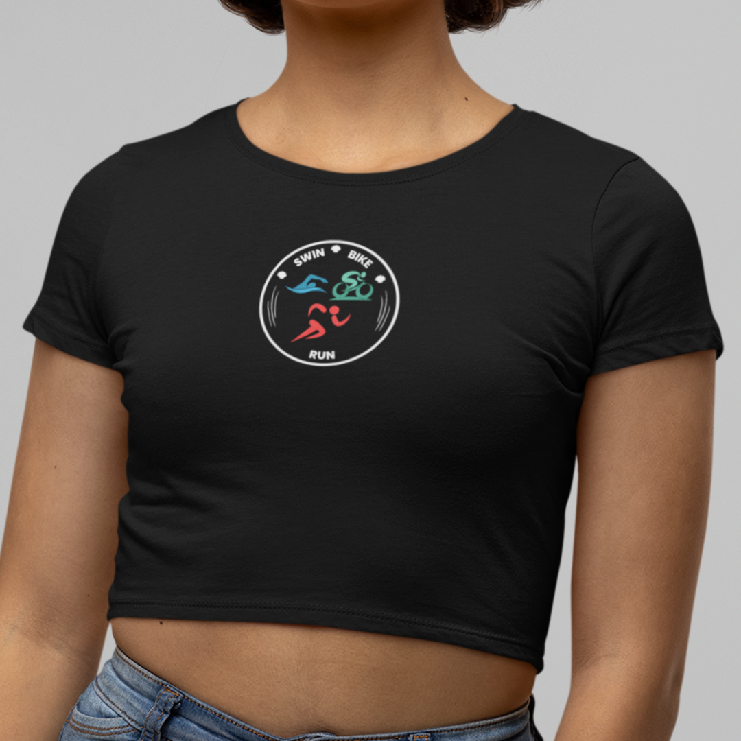 Cropped Swin Bike Run