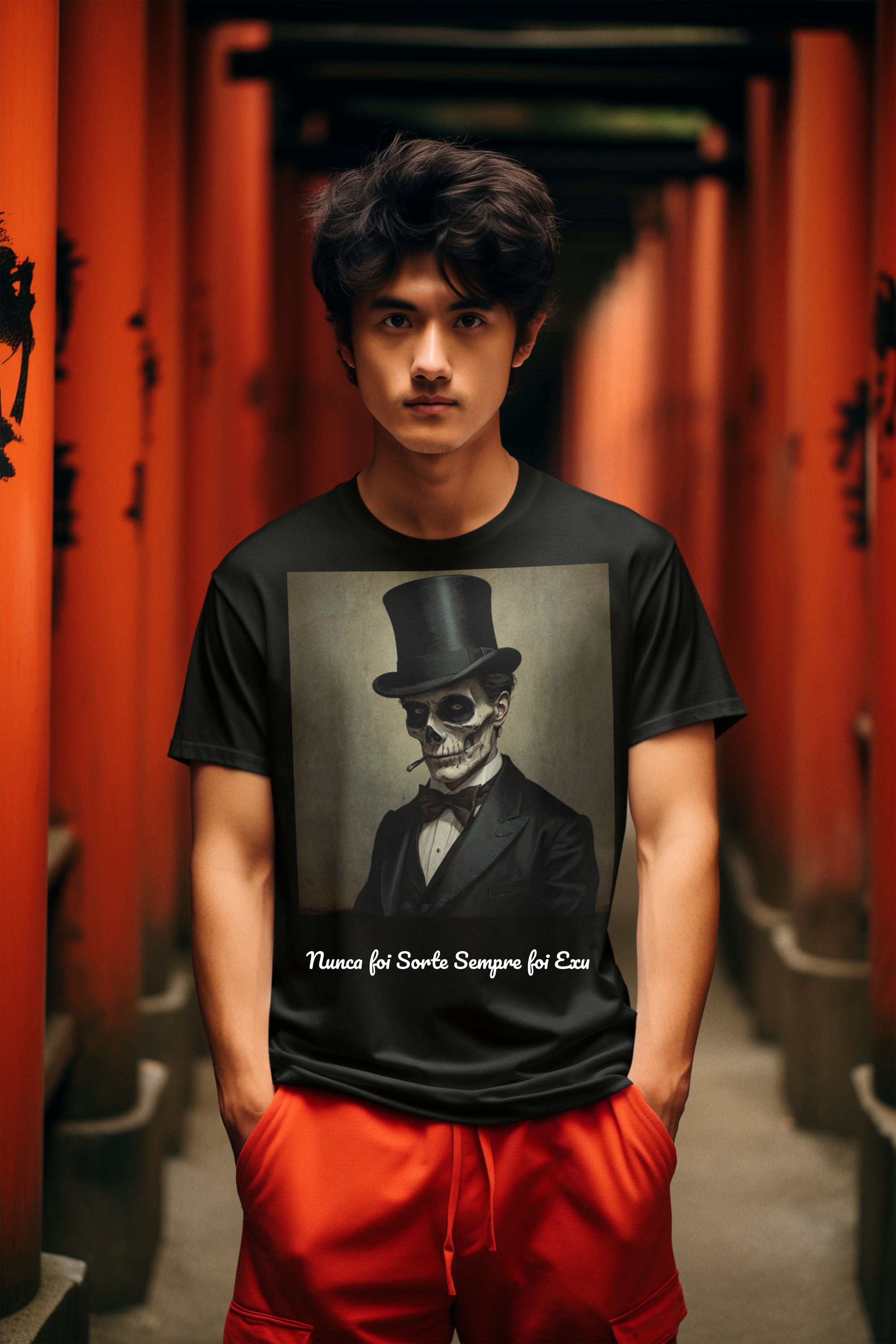 Nome do produto: Camiseta nunca foi sorte