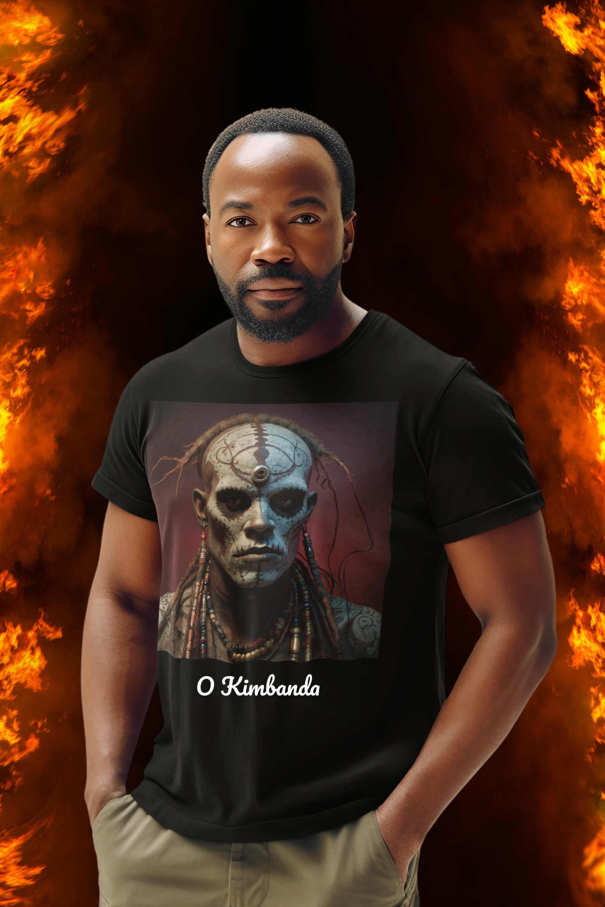 Nome do produto: Camiseta O Kimbanda