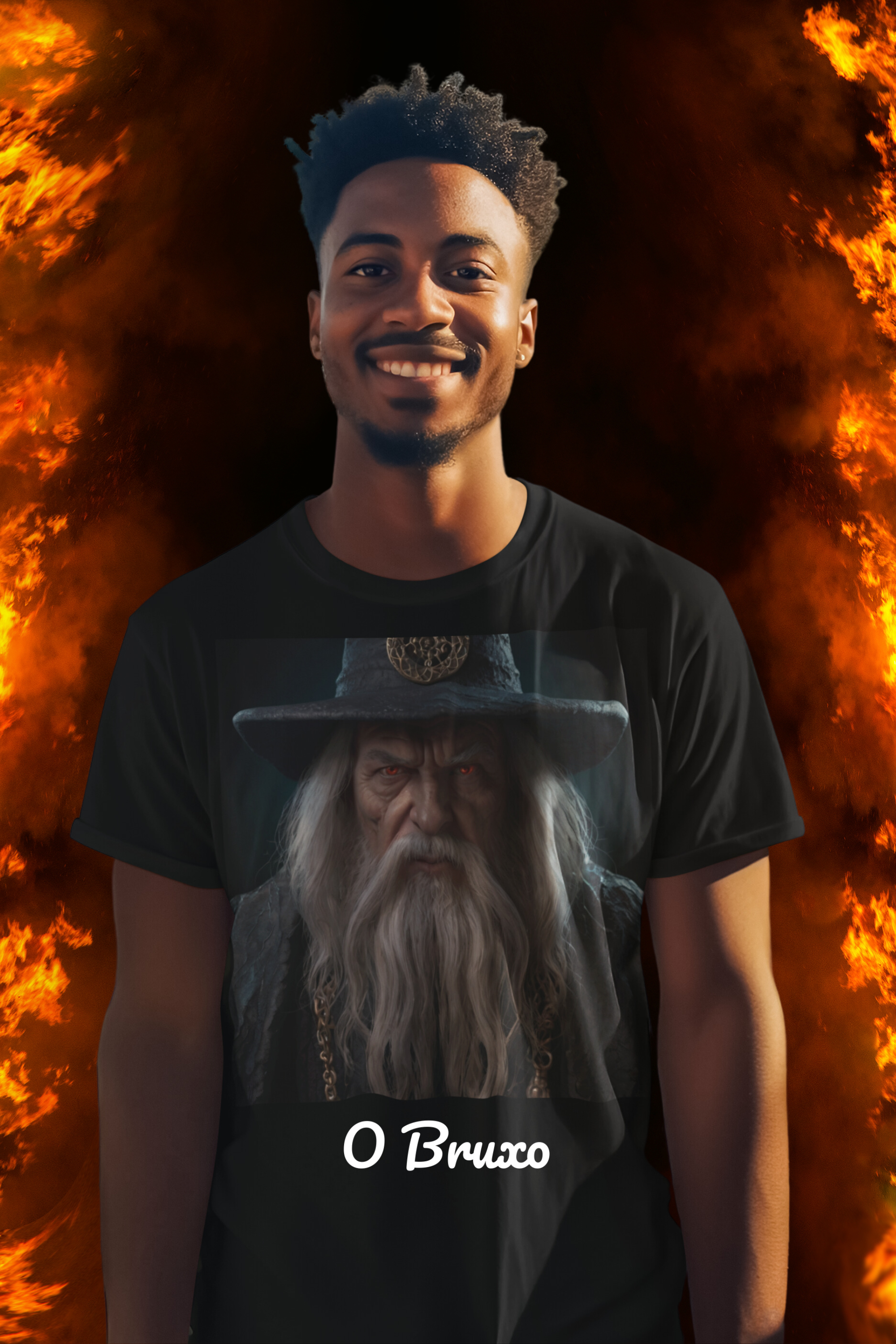 Nome do produto: Camiseta o bruxo