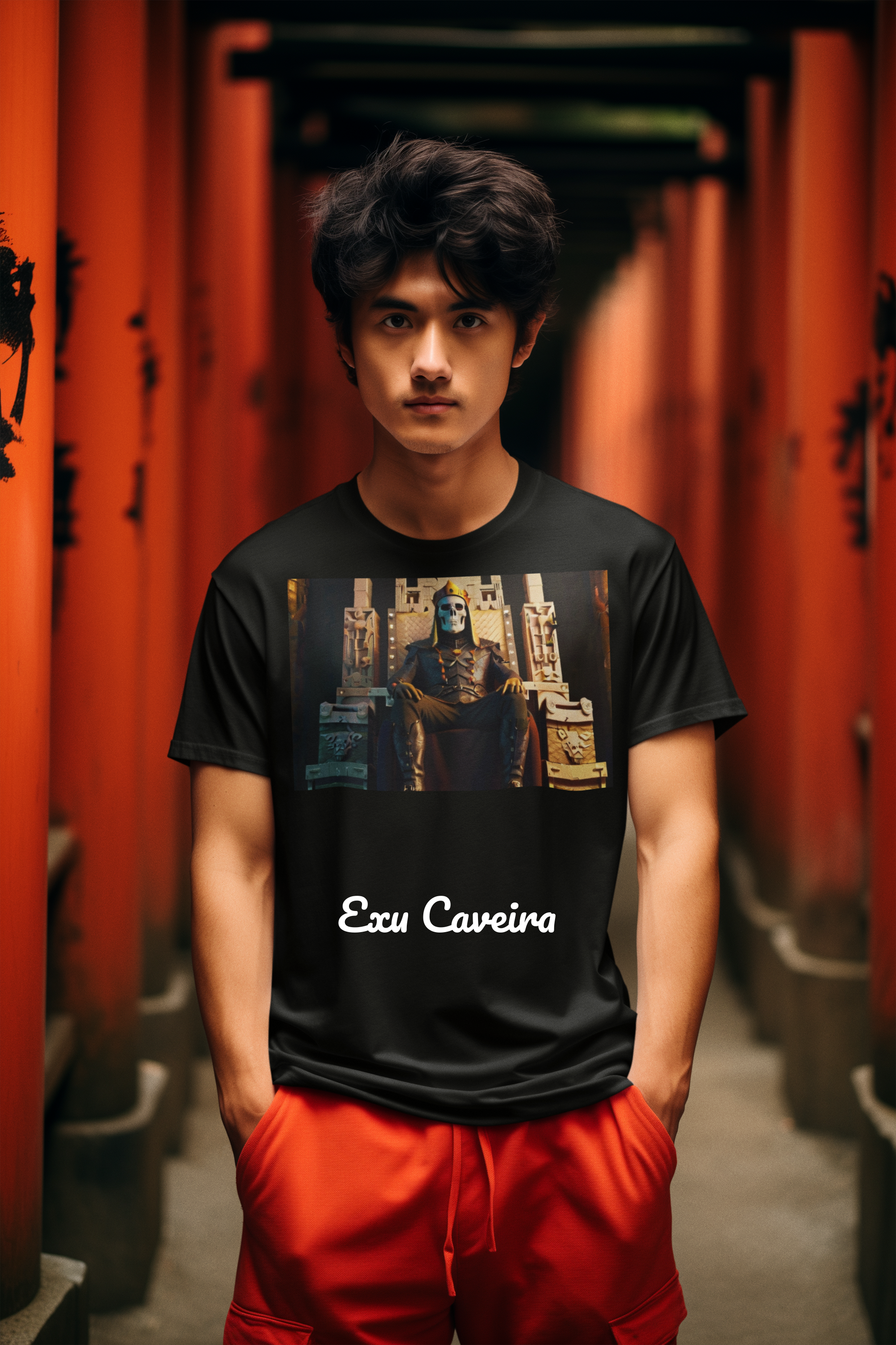 Nome do produto: Camiseta exu Caveira