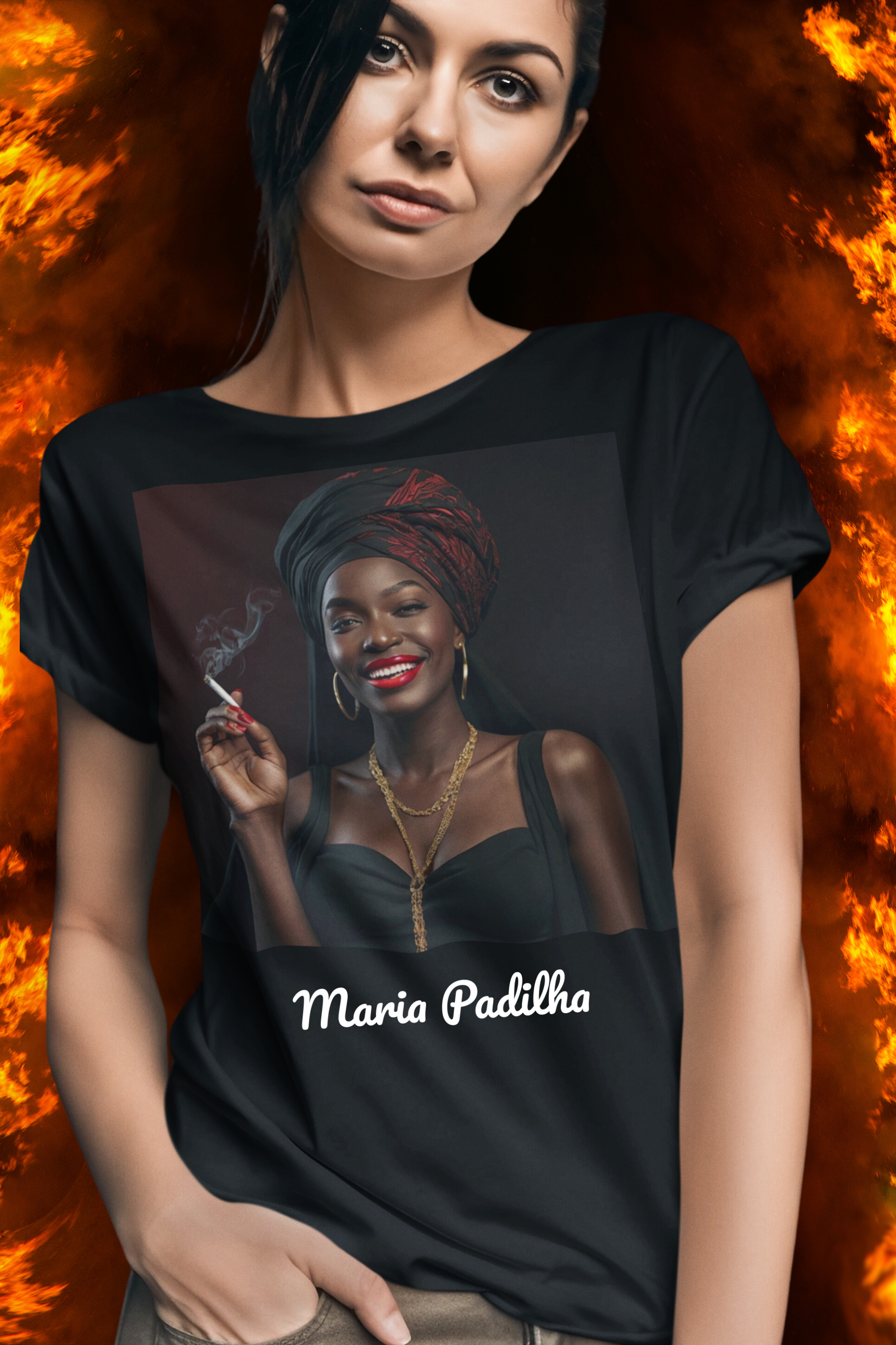 Nome do produto: Baby look Maria Padilha